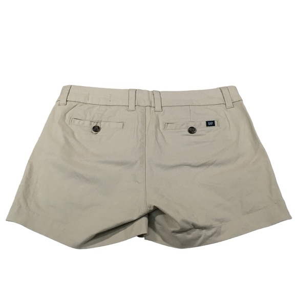 GAP Relaxed Girlfriend Tan Khaki Stretch Shorts - Women’s 2 - Picture 8 of 13